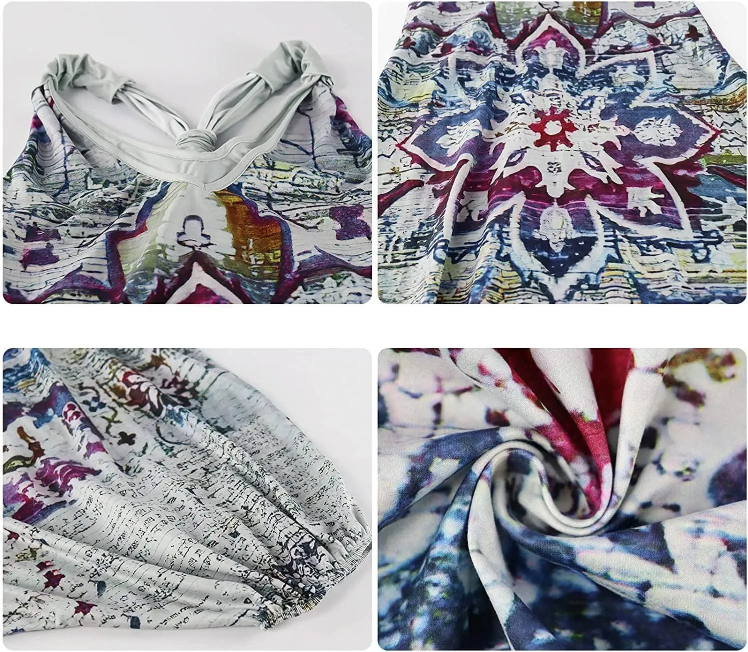 2025 Women Boho Overalls Plus Size Summer Fashion Jumpsuit Loose Fit Rompers Floral Printed Baggy Bohemia Harem Pants