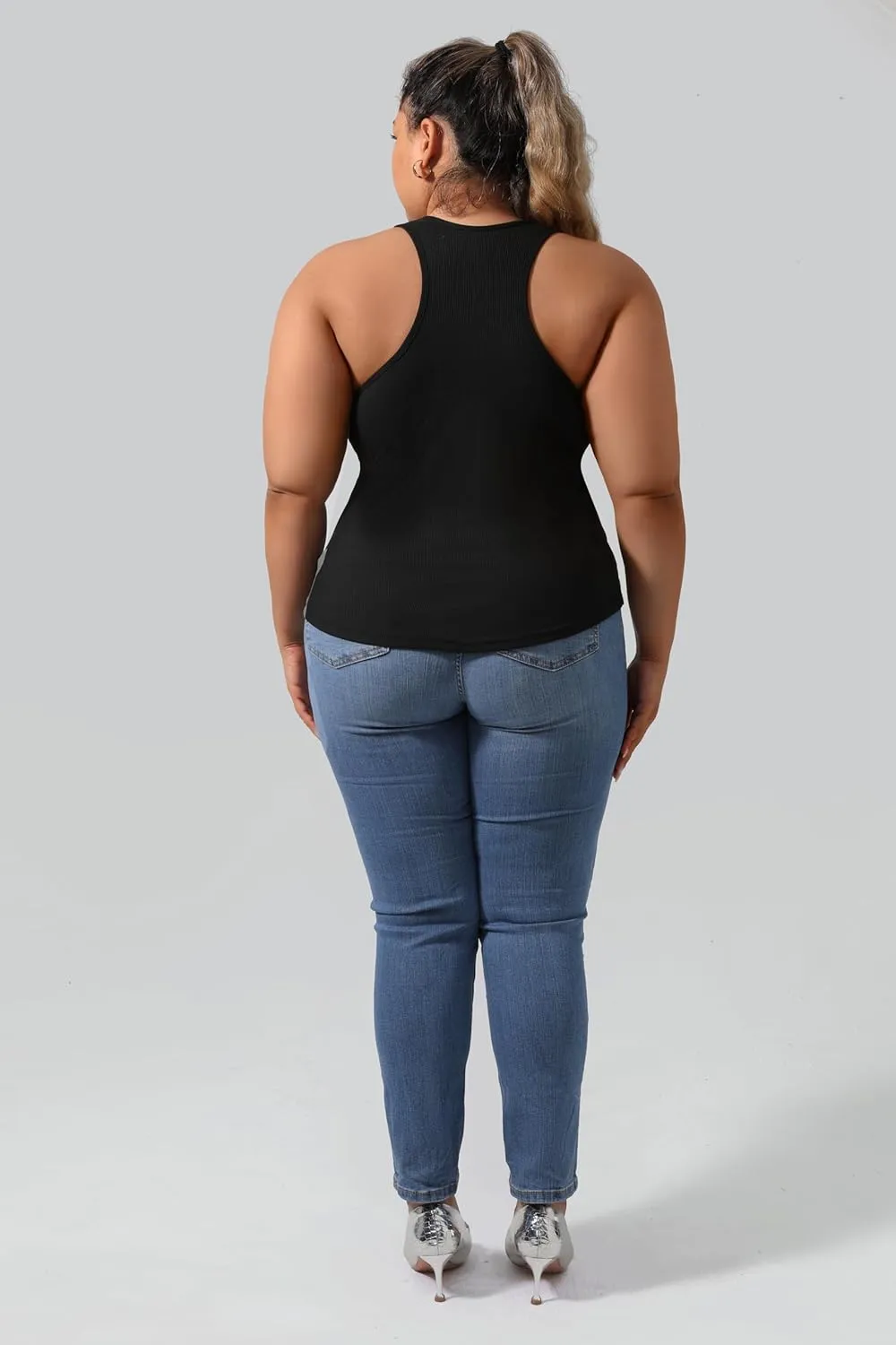 3-Pack Plus Size Women's Casual Sports Tank Top,Breathable and Soft, for Sports and Daily Life Wear,Yoga