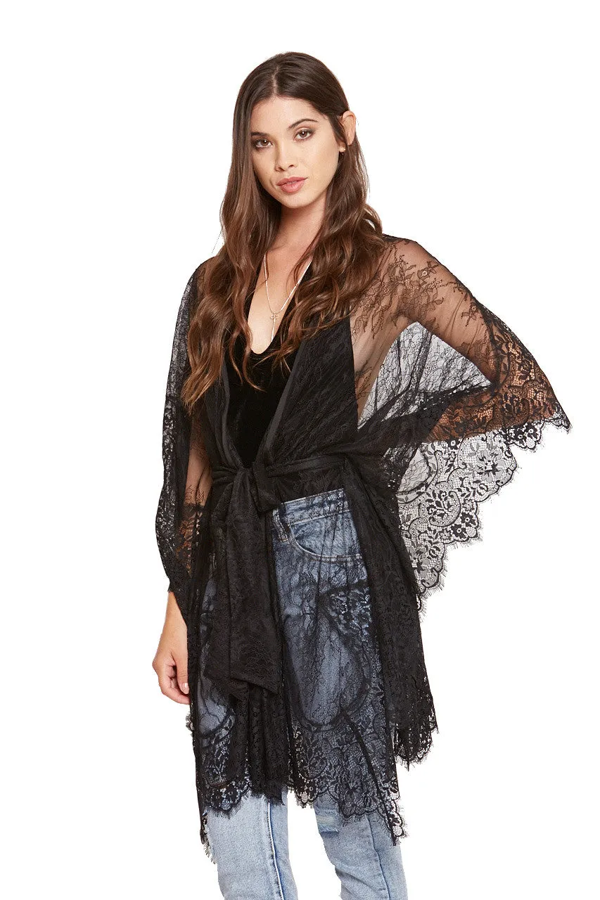 ADELINE LACE ROBE