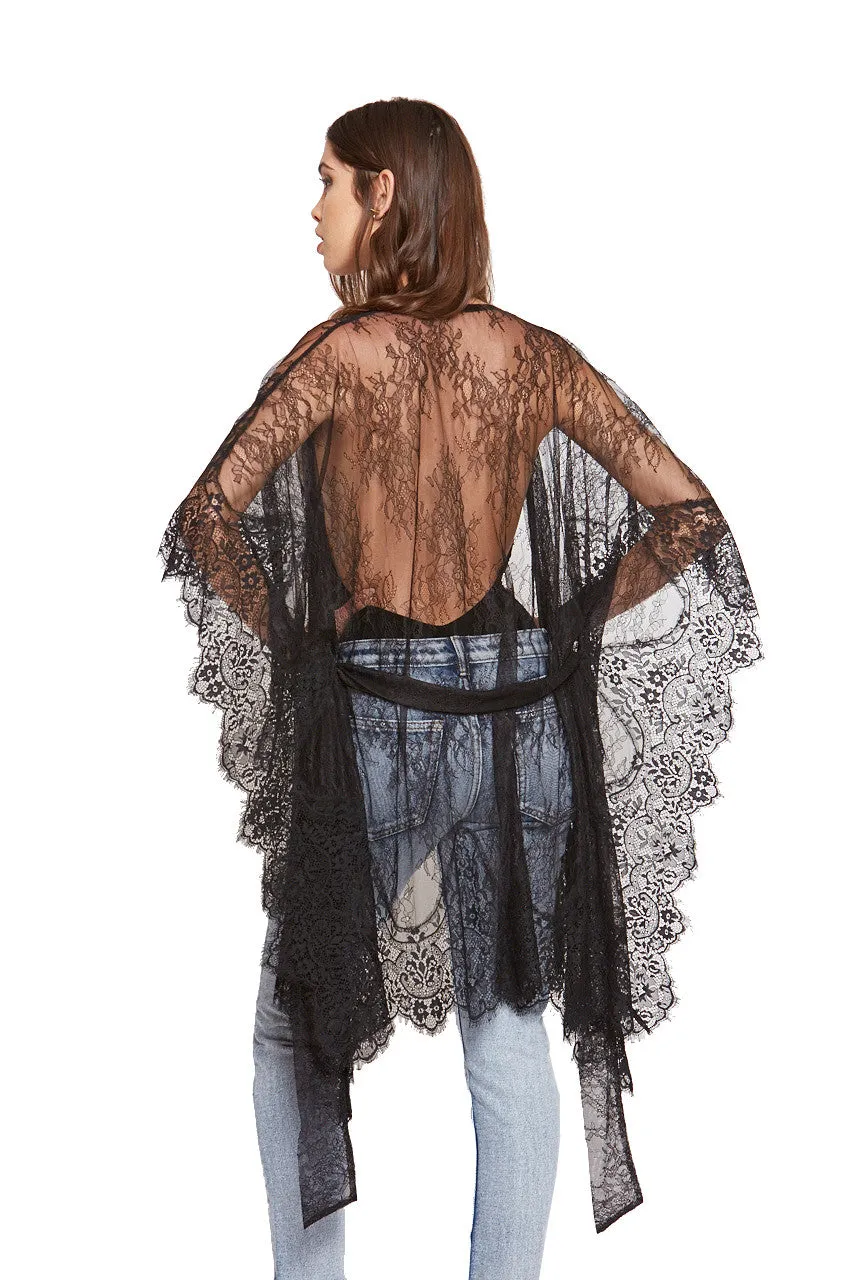 ADELINE LACE ROBE