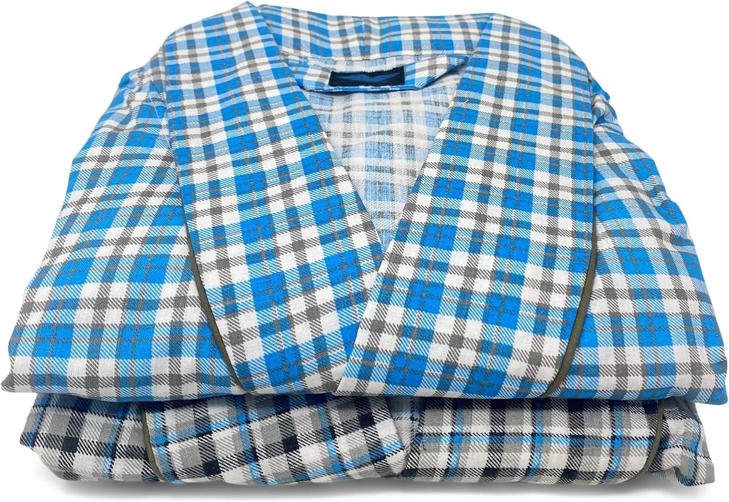 AMERICAN HEAVEN Mens 2-Pack Lightweight Sleep/Lounge Long Bath Robe -Premium Cotton Blend