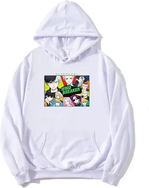 Anime Wind Breaker Hoodie Costume Sweater Jacket Sweatshirt Fleece Pullover