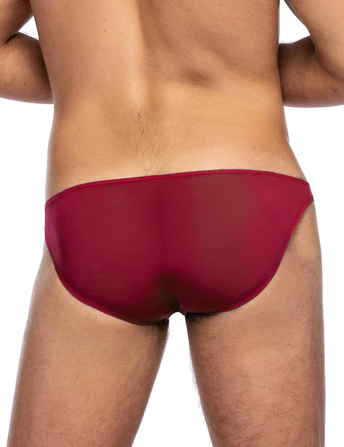 Avidlove Underwear Men's 4 Pack Classic Low Rise Stretchy Hip Briefs Bikini