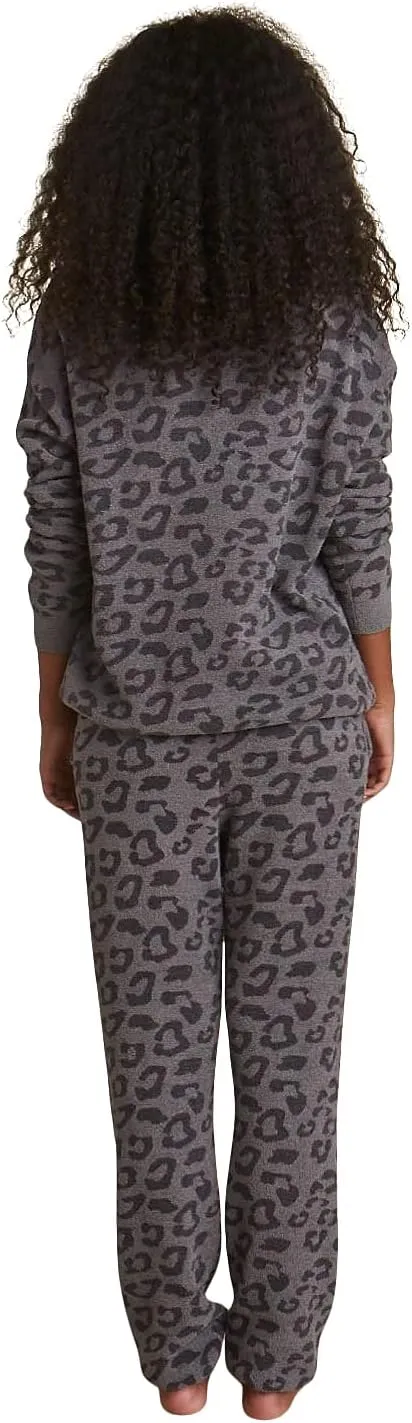 Barefoot Dreams CozyChic Ultra Lite Barefoot in The Wild Track Pants for Women, Luxury Loungewear, Gym Track Bottoms