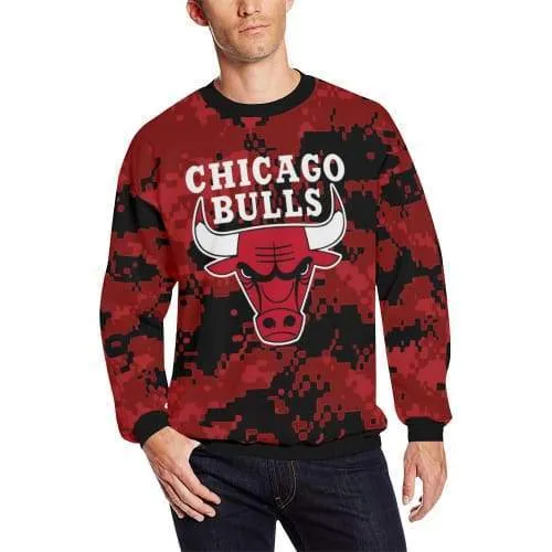Basketball Chicago Hoodies - Pullover Sport Basketball Red 3D Hoodie