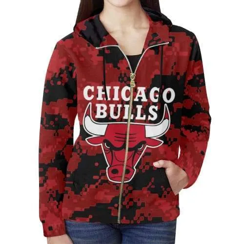 Basketball Chicago Hoodies - Pullover Sport Basketball Red 3D Hoodie