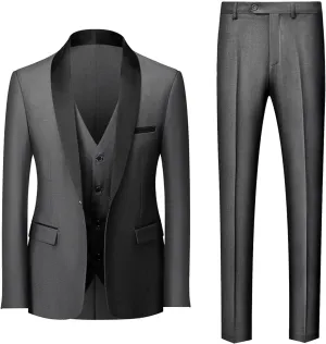 Black Suit Day Printing Fashion Casual Dress Up Suit Jacket Vest Pants Three Suit Mens Formal Suit Black Suit Jacket