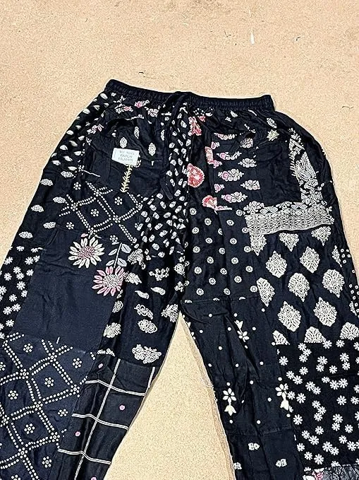 Bohemian Patchwork Harem Pant, Yoga Pants, Beach wear Pants, Casual Yoga Pants, Summer Gypsy Pants.