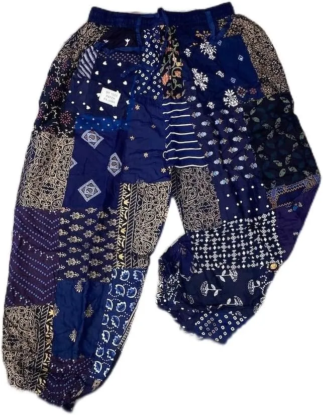 Bohemian Patchwork Harem Pant, Yoga Pants, Beach wear Pants, Casual Yoga Pants, Summer Gypsy Pants.