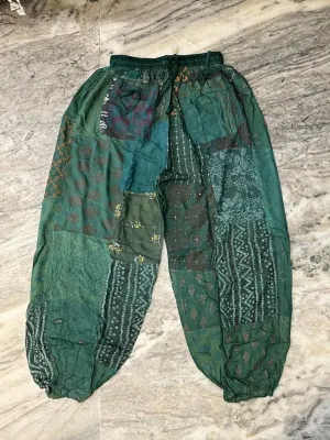 Bohemian Patchwork Harem Pant, Yoga Pants, Beach wear Pants, Casual Yoga Pants, Summer Gypsy Pants.