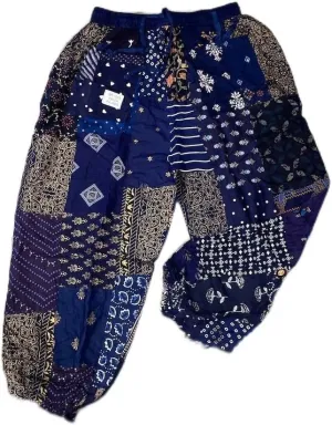 Bohemian Patchwork Harem Pant, Yoga Pants, Beach wear Pants, Casual Yoga Pants, Summer Gypsy Pants.