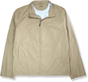 Brooks Brothers Mens Lightweight Full Zip Wind Breaker Rain Resistant Jacket,