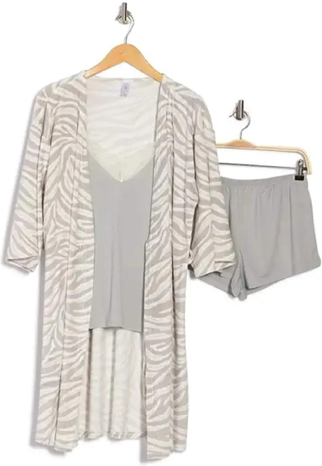 Cami & Shorts & Robe Pajama Set