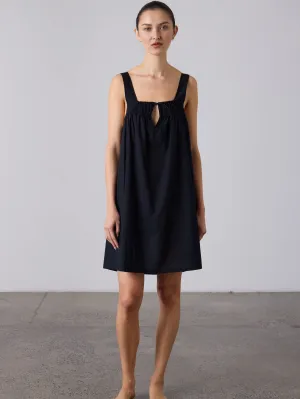 Camilla Camisole Nightgown - Black
