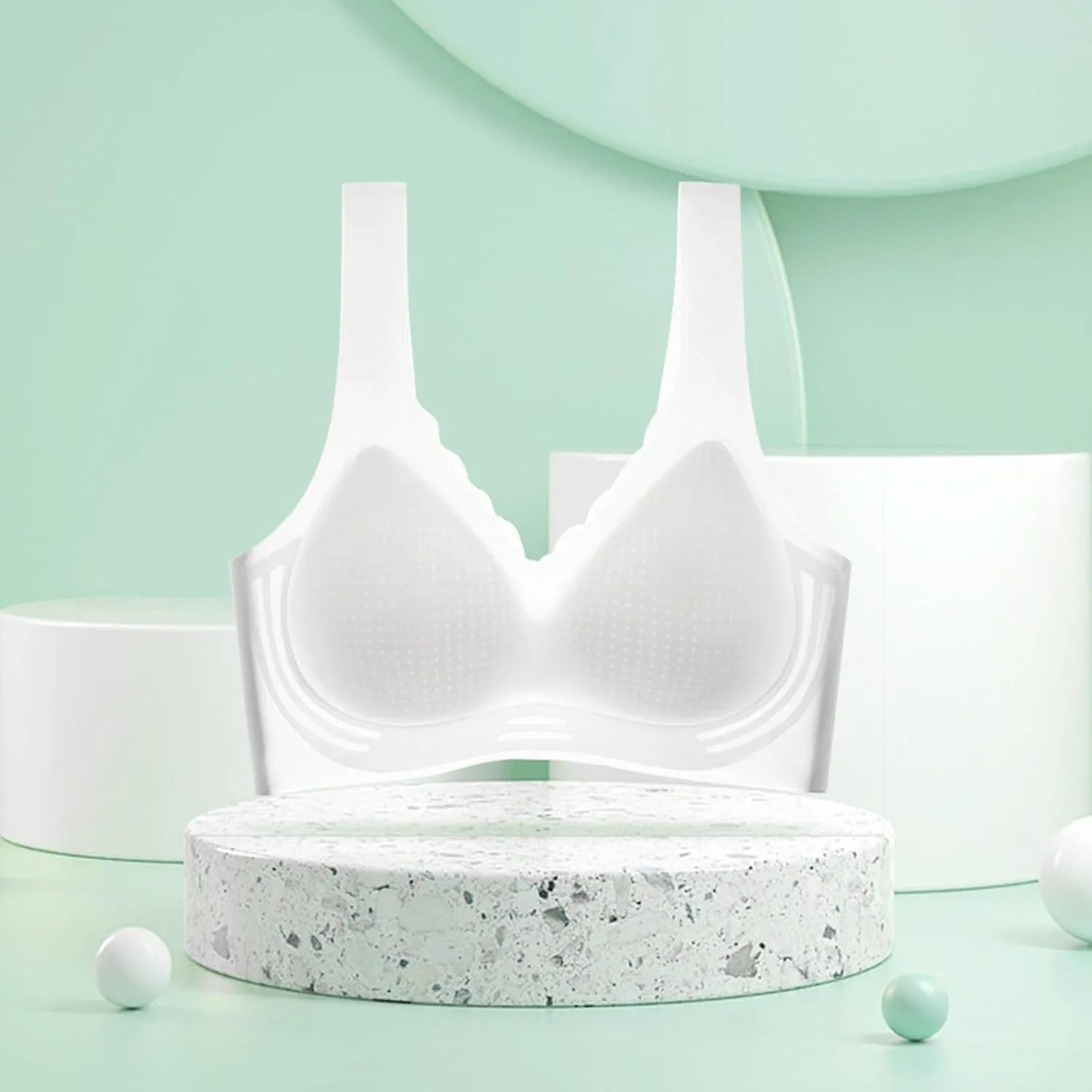Caralush Bra Lushfitting Powerful Push-up Seamless Bra Smoothing No Underwire Anti Sagging Super Gather Bras Old Woman