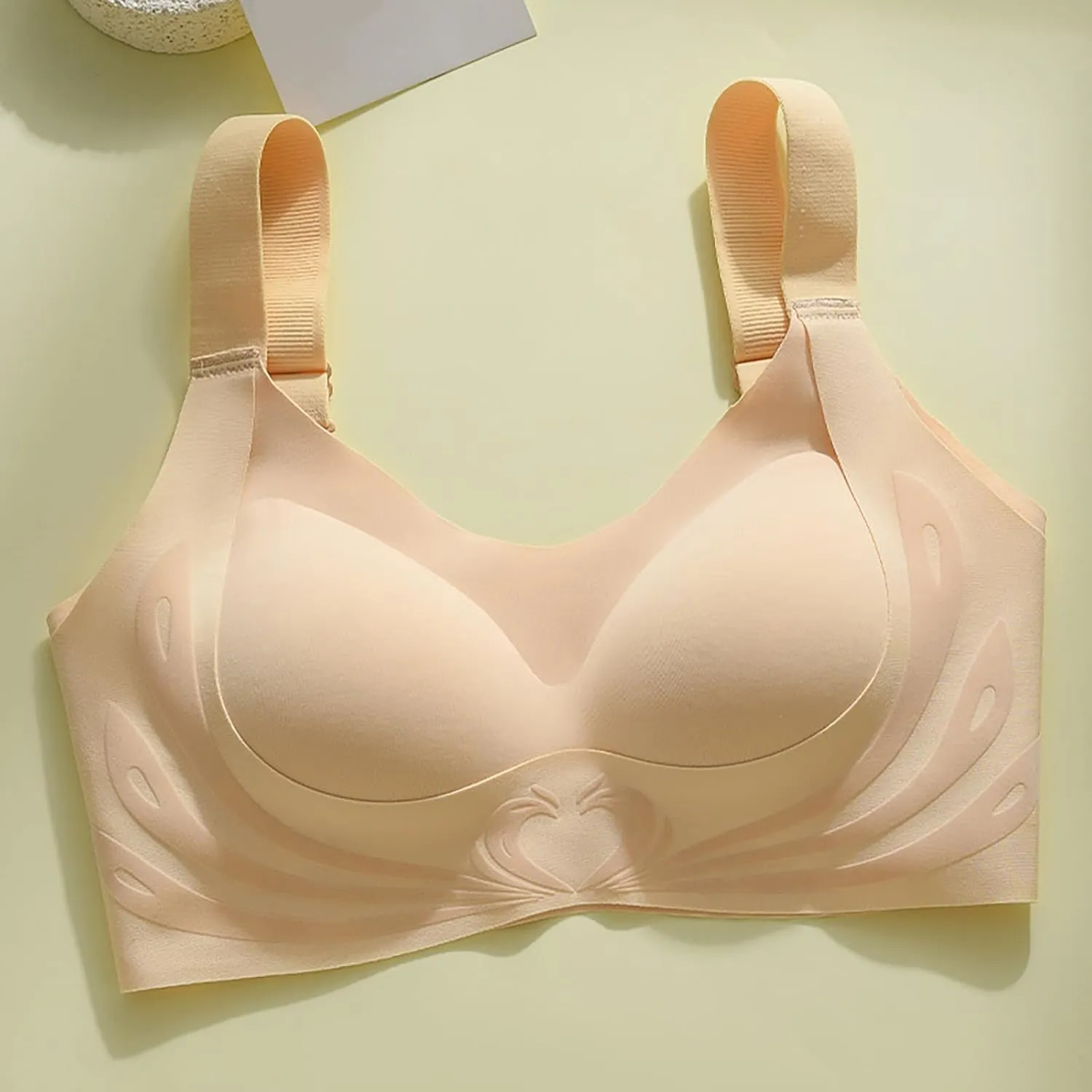 Caralush Bra Lushfitting Powerful Push-up Seamless Bra Smoothing No Underwire Anti Sagging Super Gather Bras Old Woman
