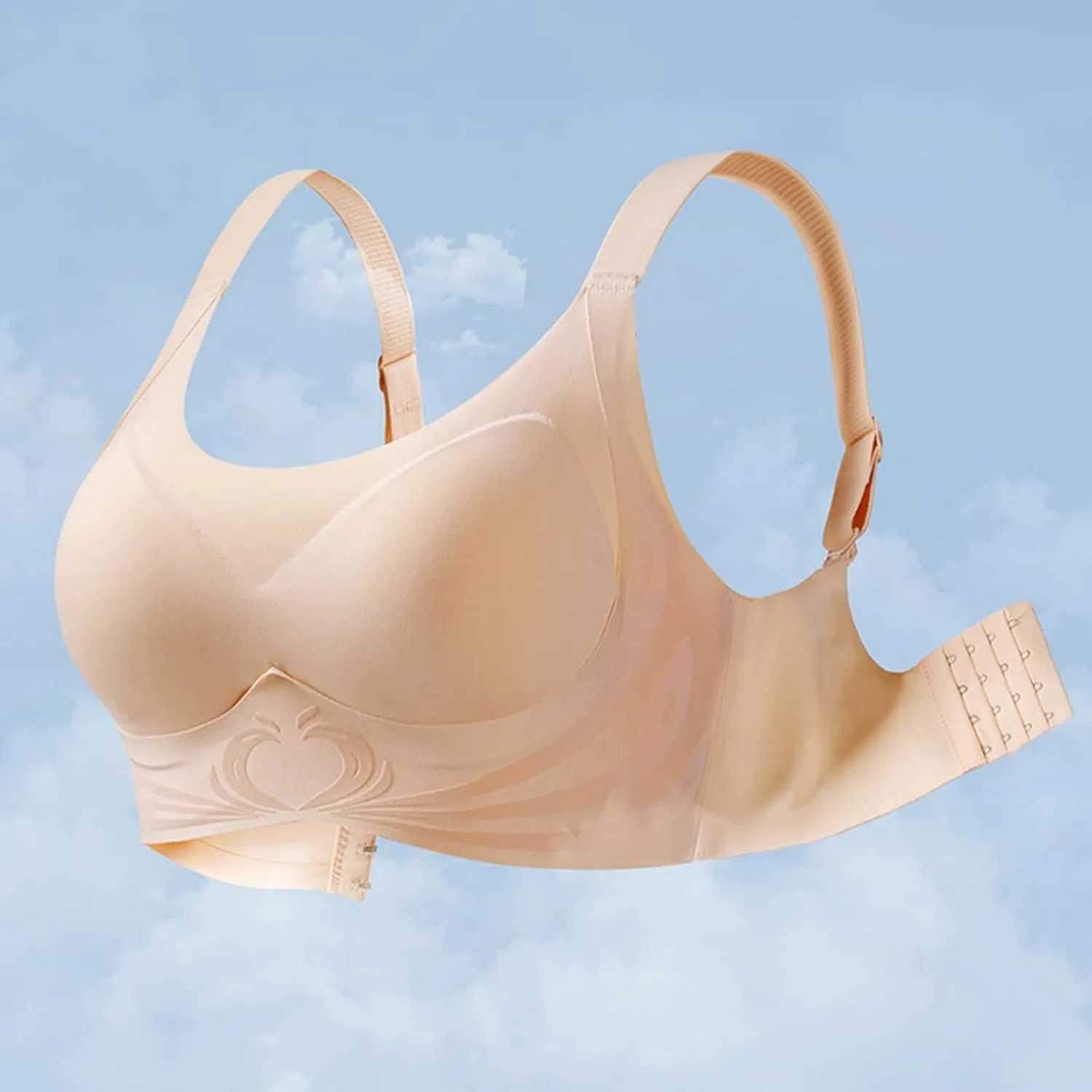 Caralush Bra Lushfitting Powerful Push-up Seamless Bra Smoothing No Underwire Anti Sagging Super Gather Bras Old Woman