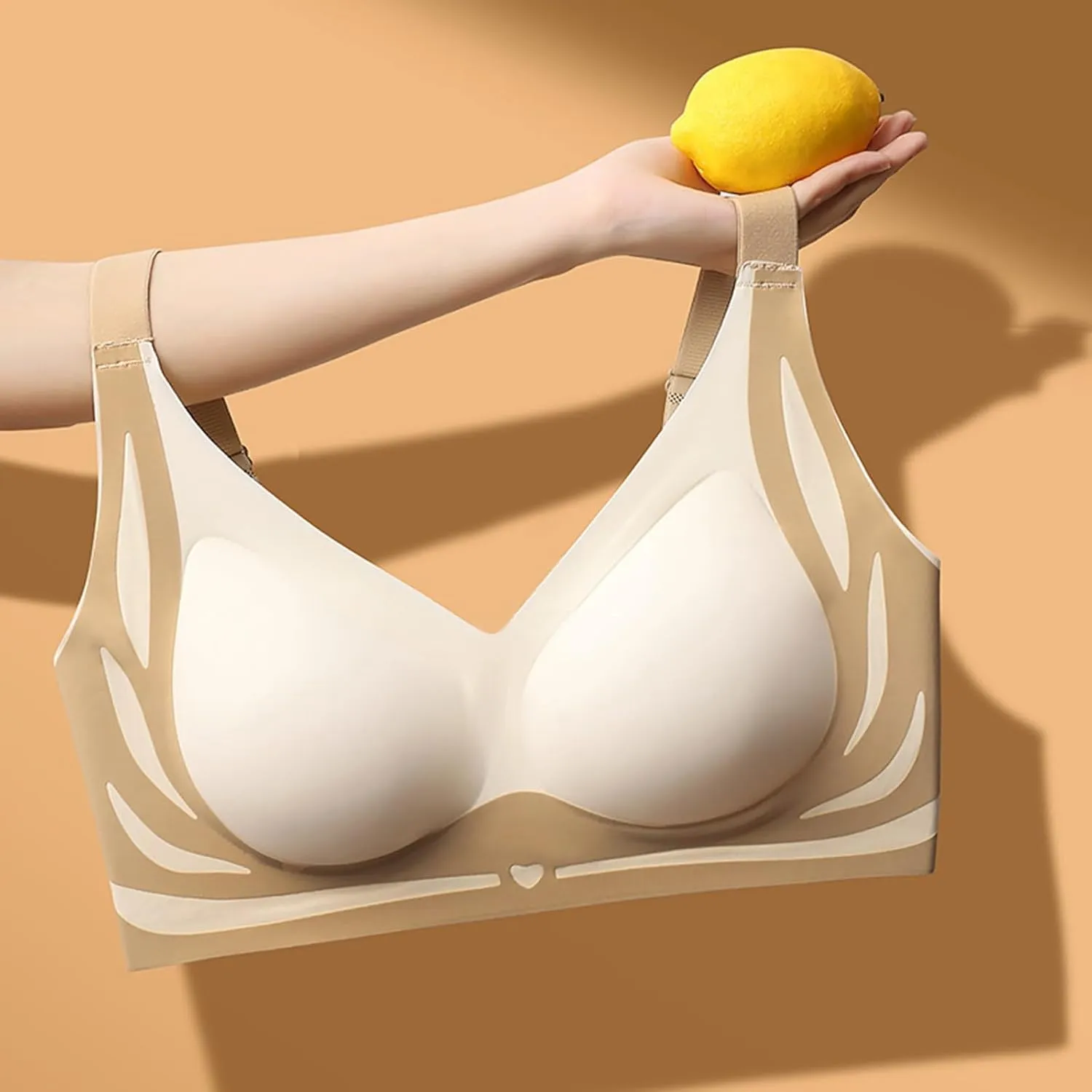 Caralush Pushup Bra, Lifting Bras for Sagging Breasts Super Gather Bra Wireless Push-Up Bra for Women Everyday