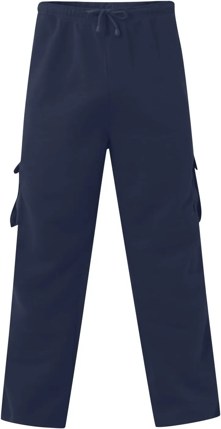 Cargo Pants for Men Baggy Cargo Pants Relaxed Fit Casual Pants Drawstring Trousers Pants with Pockets