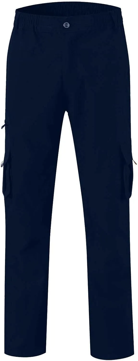 Cargo Pants for Men BaggyMultiple Pockets Running Pants TallElastic Waist Cargos Pants Casual Trousers