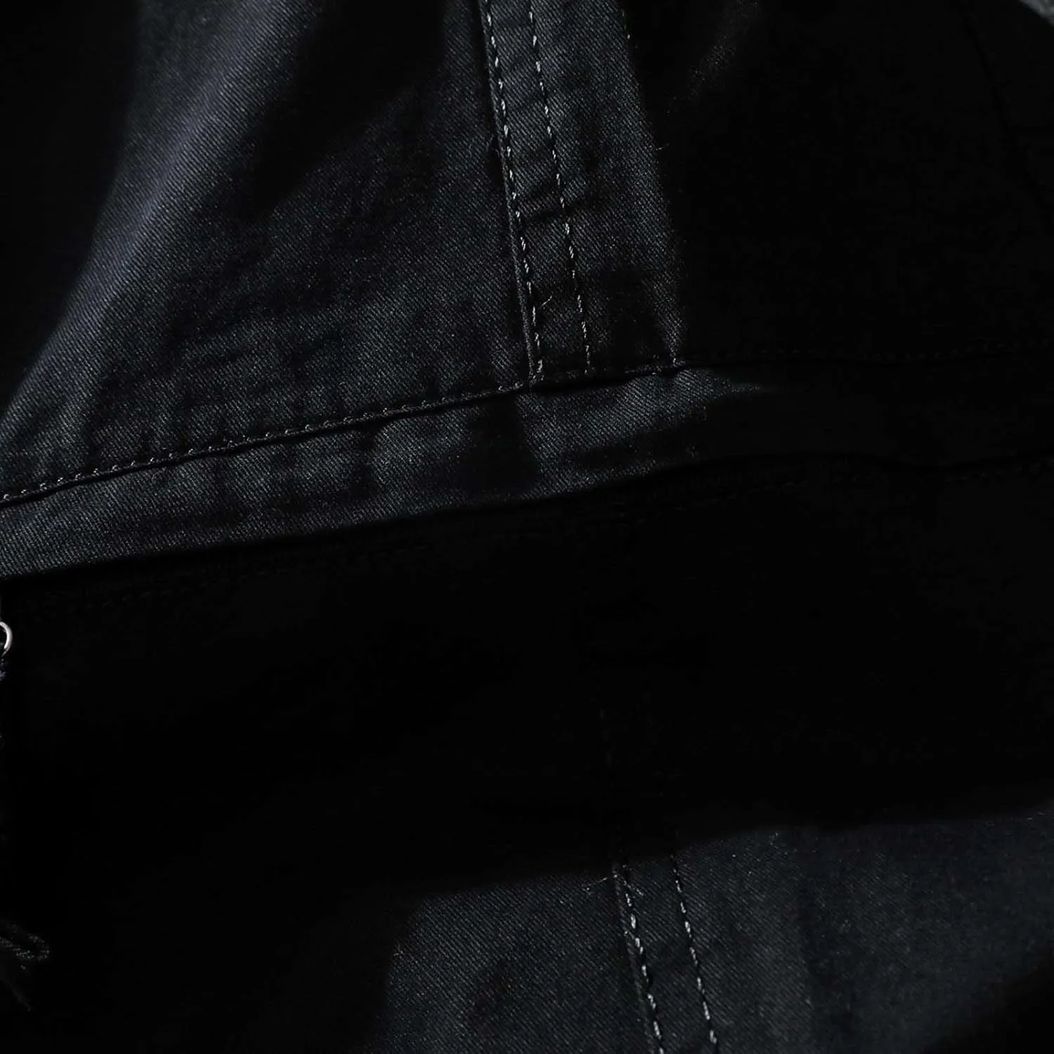 Cargo Pants for Men Cotton Loose Relaxed Fit Buckle Zip Hiking Ripstop Multipocket Mountaining Workout Retro Trousers