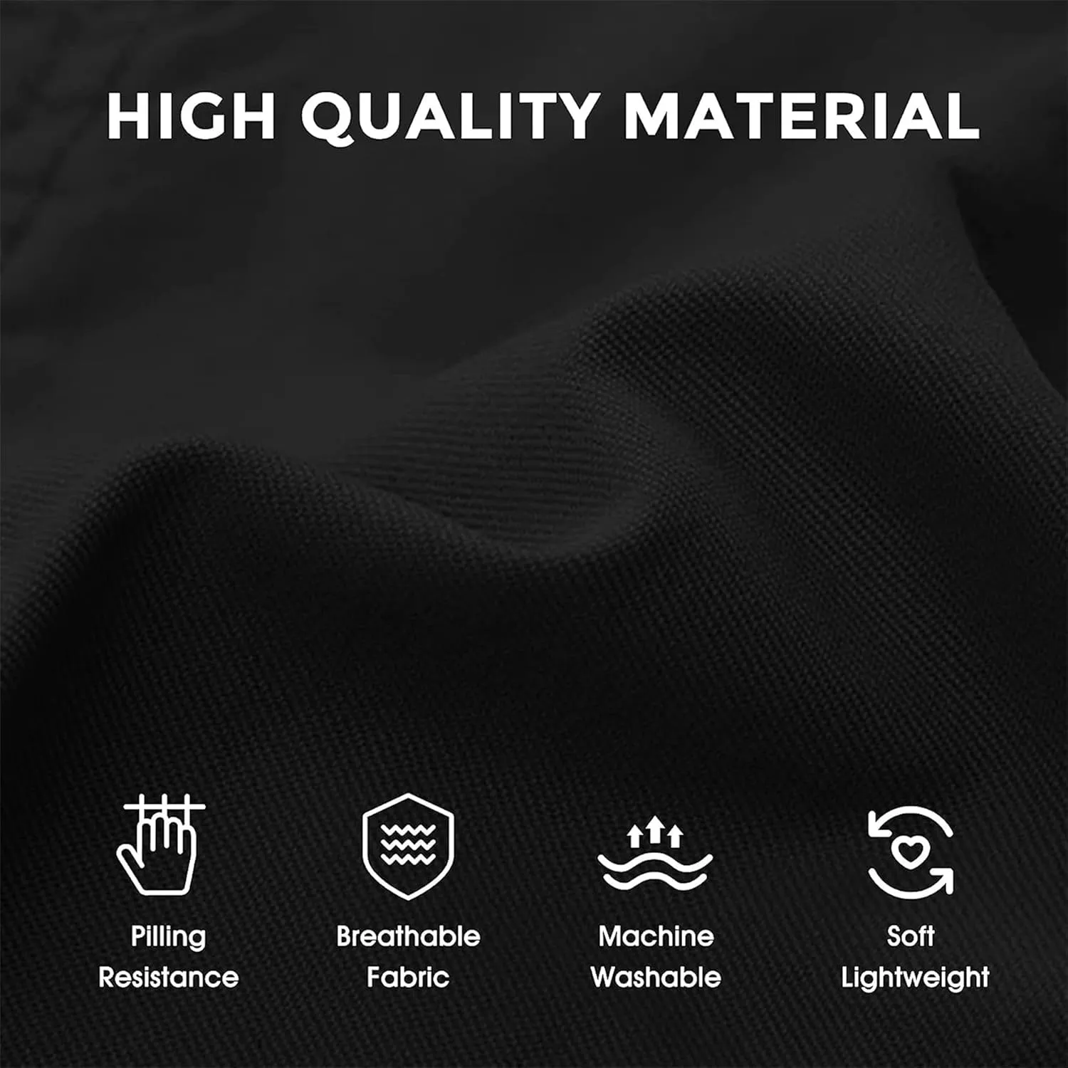 Cargo Pants for Men Relaxed Fit Casual Work Trousers Cotton Hiking Tactical Pants with 6 Pockets (32,Black)