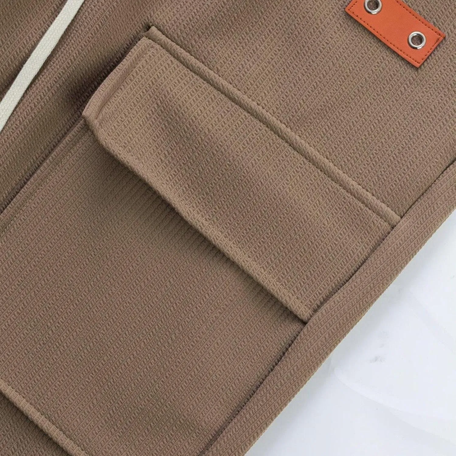 Cargo Shorts for Men Knee Length Lightweight Stretch Chino Short Pants Hiking Fishing Gym Gear Casual Elastic Waistband