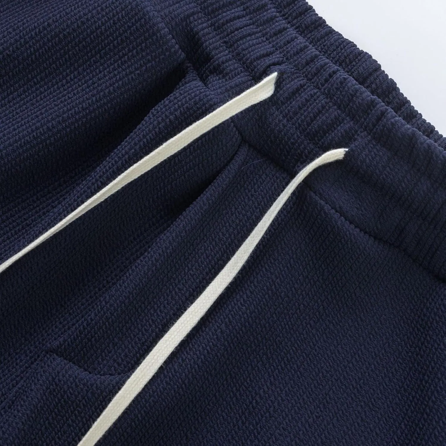 Cargo Shorts for Men Knee Length Lightweight Stretch Chino Short Pants Hiking Fishing Gym Gear Casual Elastic Waistband