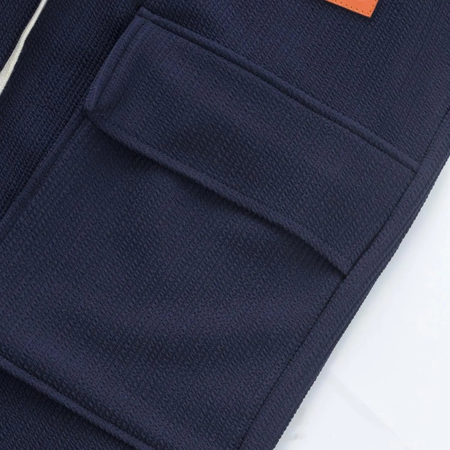 Cargo Shorts for Men Knee Length Lightweight Stretch Chino Short Pants Hiking Fishing Gym Gear Casual Elastic Waistband