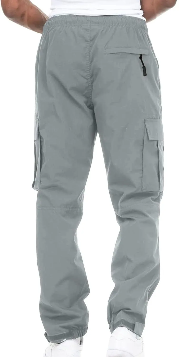 Cargo Sweatpants for Men Big and Tall Bottom Cargo Pants for Men Casual Mens Cargo Pants Mens Hiking Pants Cargo Work