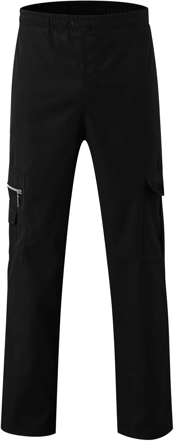 Cargos Pants MenBaggy Cargo PantsBig and Tall Cargo Pants Elastic WaistTrousers with Pockets
