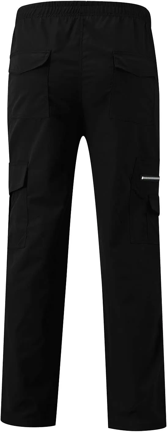 Cargos Pants MenBaggy Cargo PantsBig and Tall Cargo Pants Elastic WaistTrousers with Pockets