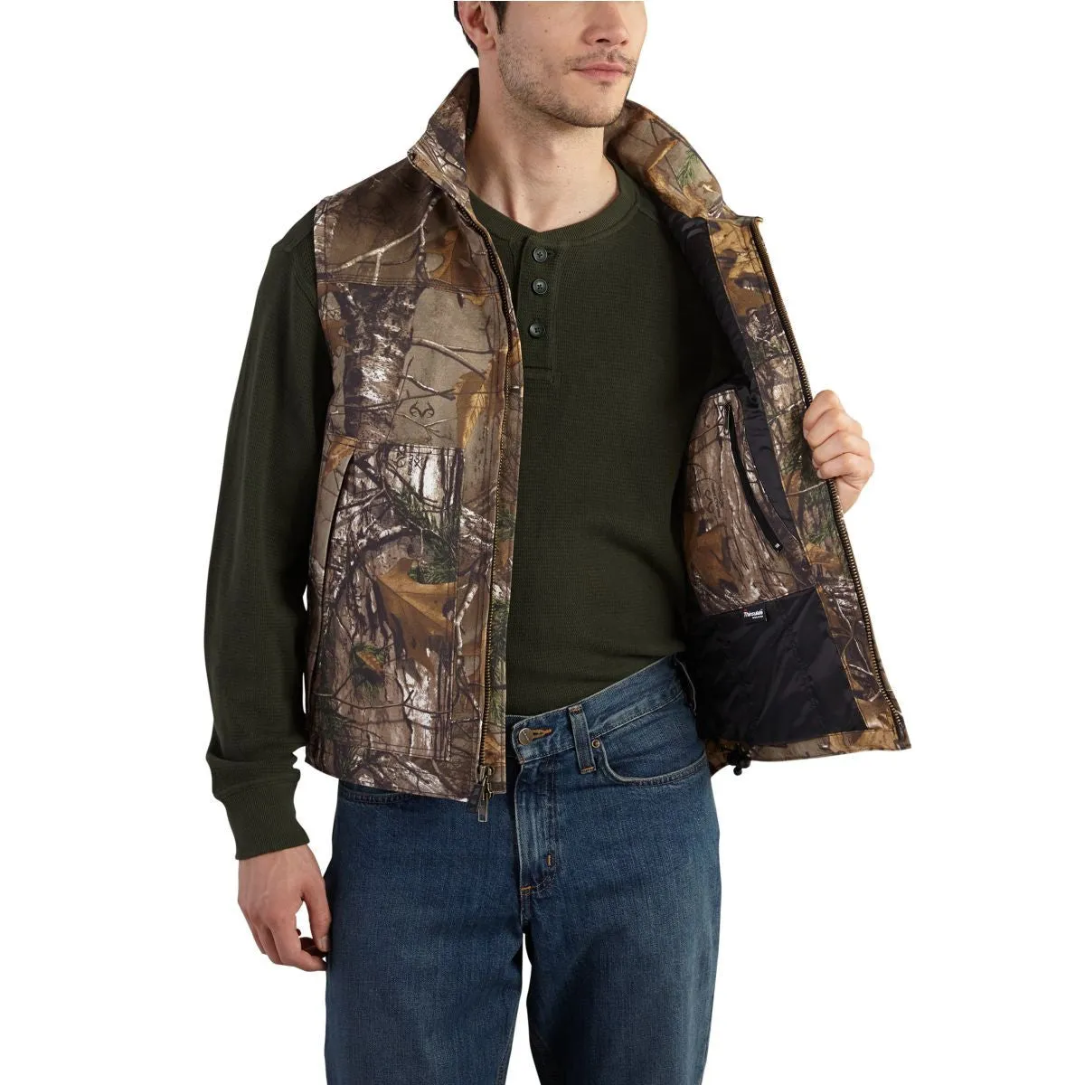 Carhartt Men's Realtree Xtra Quick Duck Camo Vest