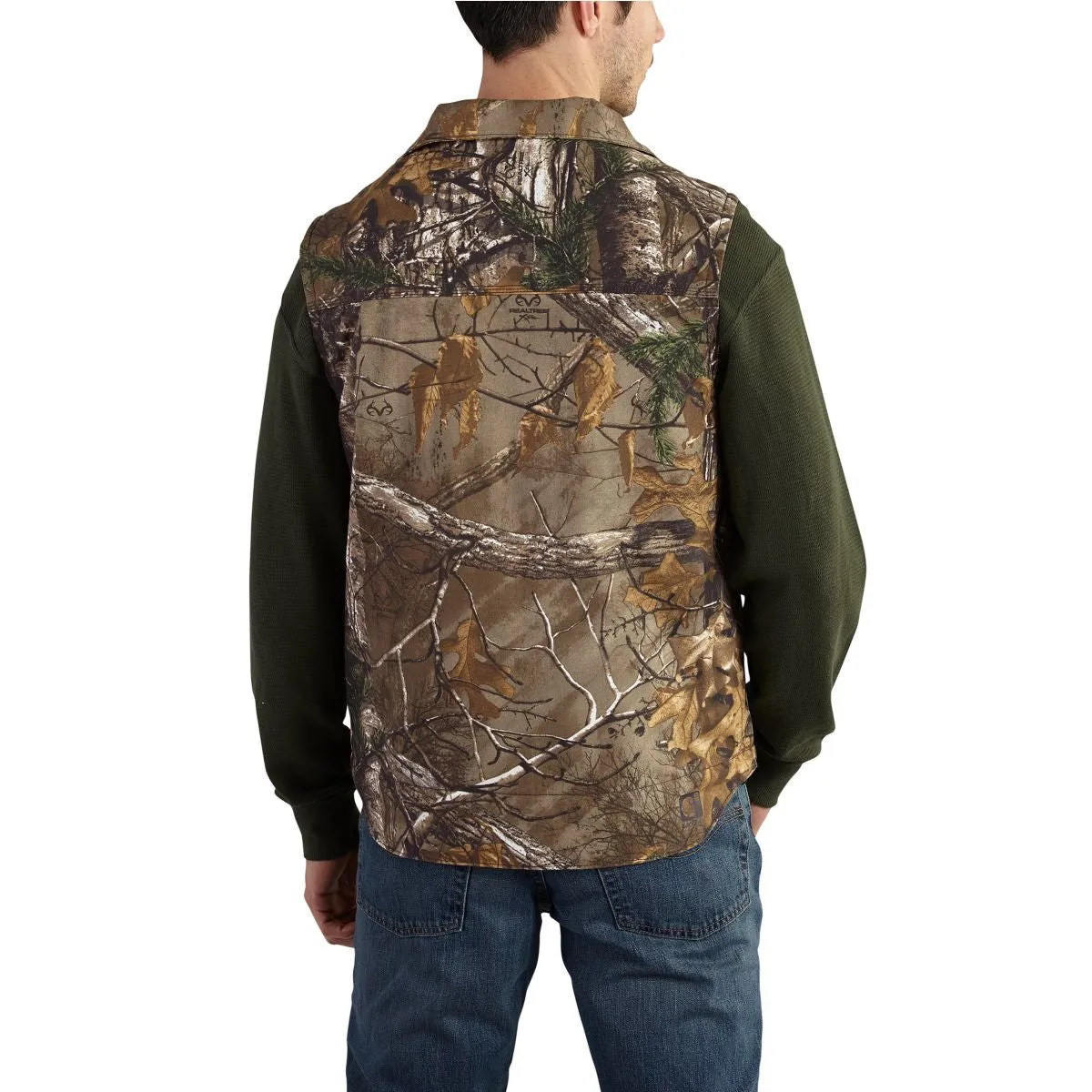 Carhartt Men's Realtree Xtra Quick Duck Camo Vest