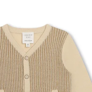 Carrement Beau Stone Knitted Cardigan