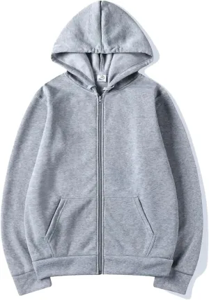 Casual Black Zipper Hoodie Hip Hop Street Wear Sweatshirts Skateboard Men Hoodies