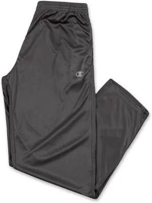 Champion Big and Tall Open Bottom Track Pants ?C Lightweight Powertrain Track Pants for Men