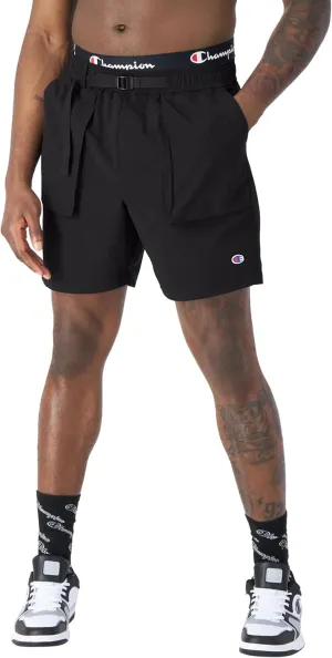 Champion Hiking Nylon Belted Shorts, Outdoor Gear for Men, 7"