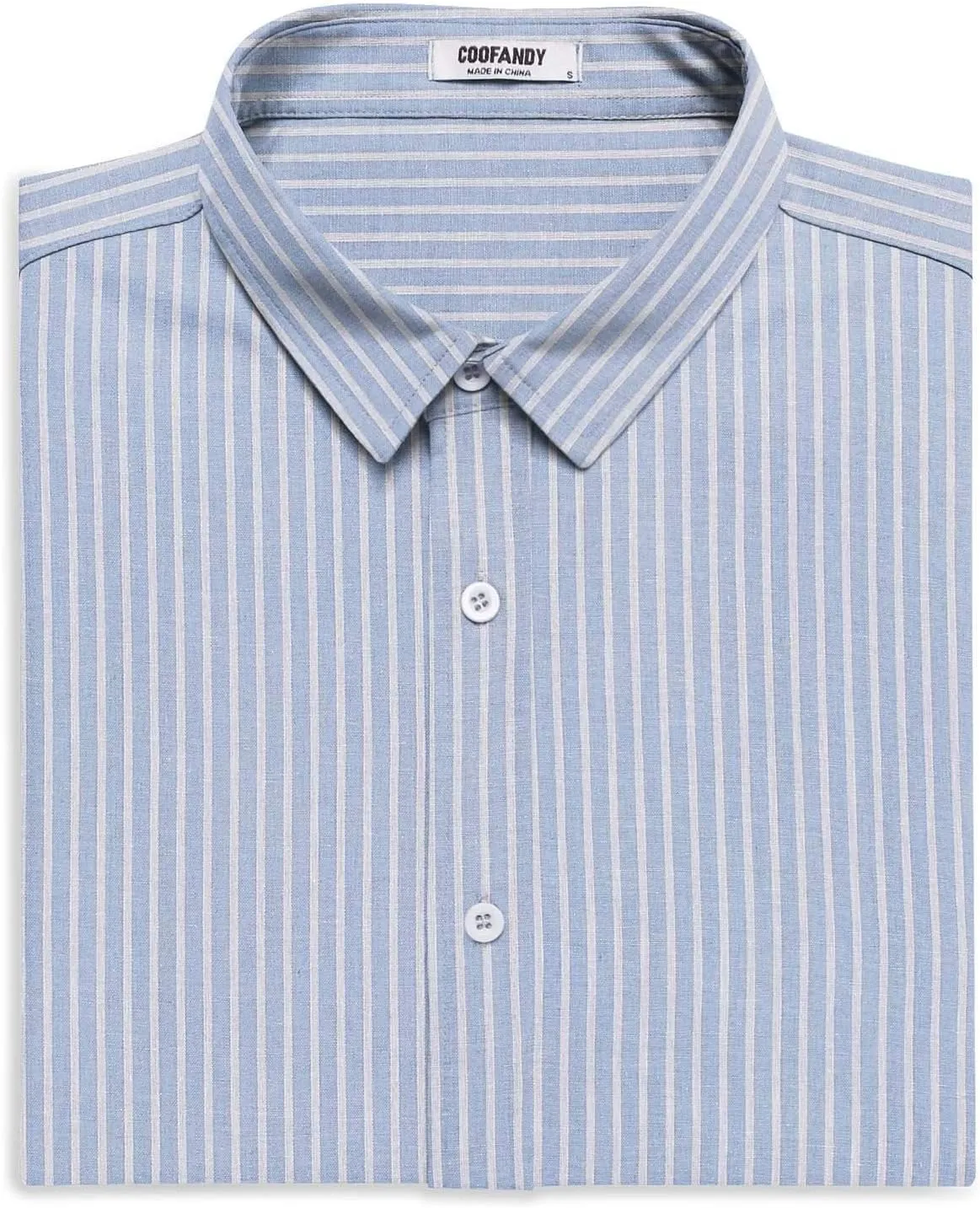 COOFANDY Men's Button Down Shirt Short Sleeve Casual Shirt for Men Summer Business Casual Dress Shirt