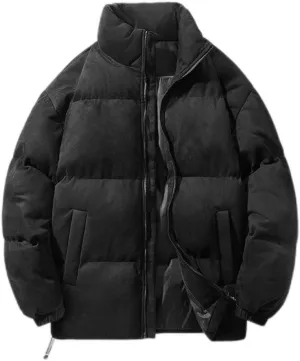 Cotton-Padded Men's Winter Couple Cotton-Padded Coat Coat Thickened Cotton-Padded Jacket Down Jacket(Medium)