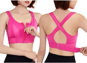 Cozuty Sports Bra, Cozuty Wireless Supportive Sports Bra,Criss-Cross Back Supportive Sports Bra