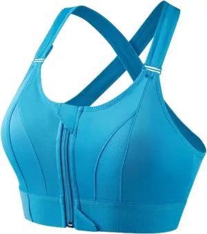 Cozuty Sports Bra, Cozuty Wireless Supportive Sports Bra,Criss-Cross Back Supportive Sports Bra
