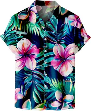 Custom Hawaiian Shirt Printed Casual Shirt Custom Hawaiian Shirt Custom Hawaiian Shirt for Men Custom Hawaiian Shirt