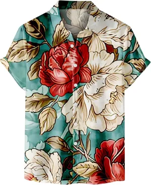 Custom Hawaiian Shirt Printed Casual Shirt Custom Hawaiian Shirt Custom Hawaiian Shirt for Men Custom Hawaiian Shirt
