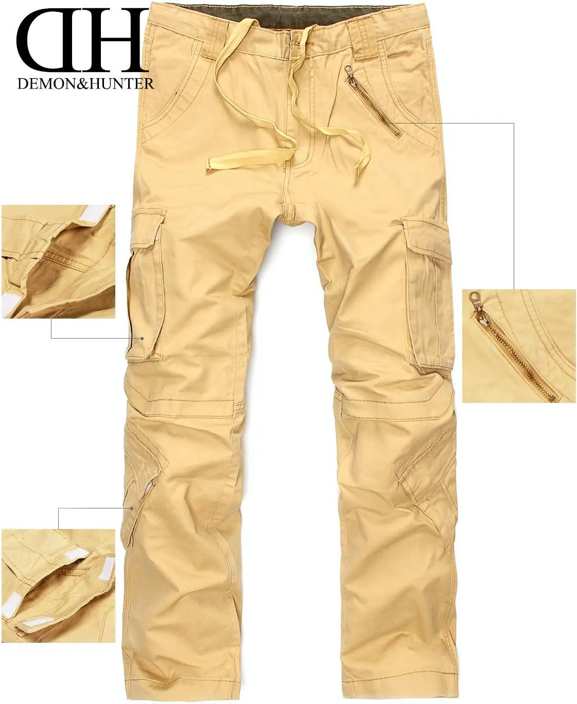 Demon&Hunter 700X Series Men's Relaxed Work Wear Cargo Pants