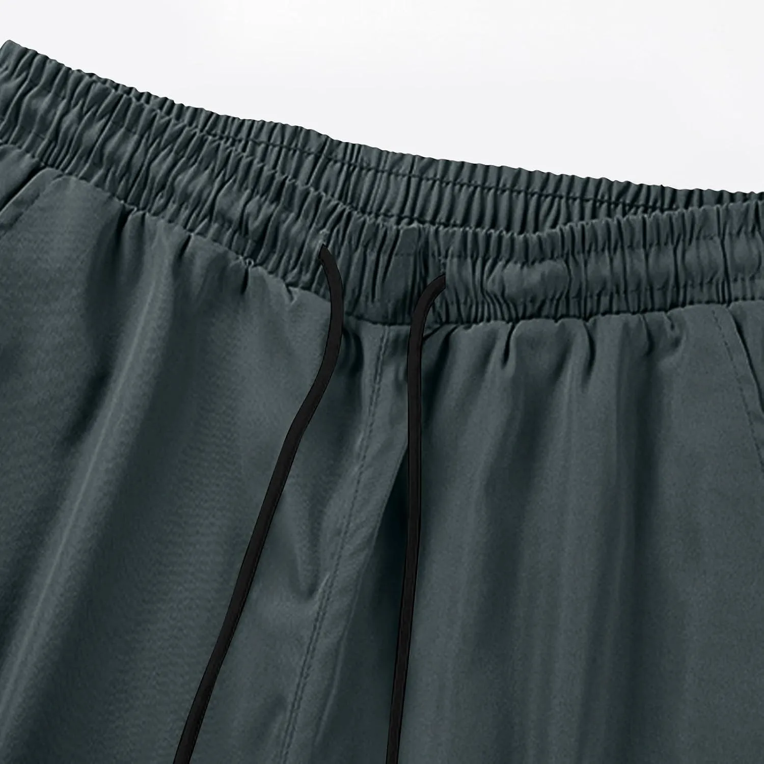 Dgoopd Men Cargo Pants Casual Elastic Waist Pants Regular fit Jogger Pants Outdoor Hiking Pants Gym Pants with Pockets