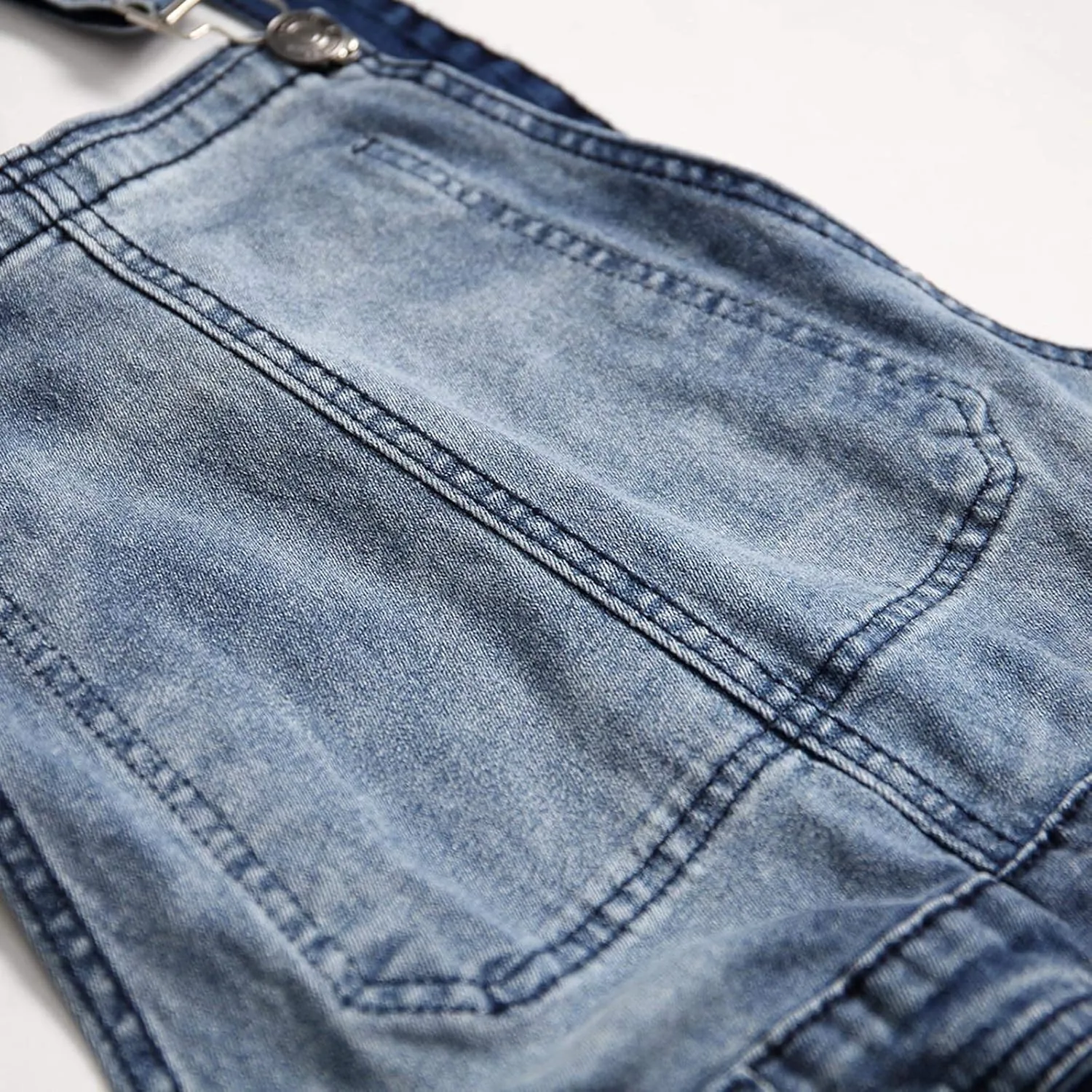 Dgoopd Men's Bib Overalls Denim Work Overalls Classic Adjustable Straps Jean Pants Pocket Overall Jumpsuit Fashion Workwear
