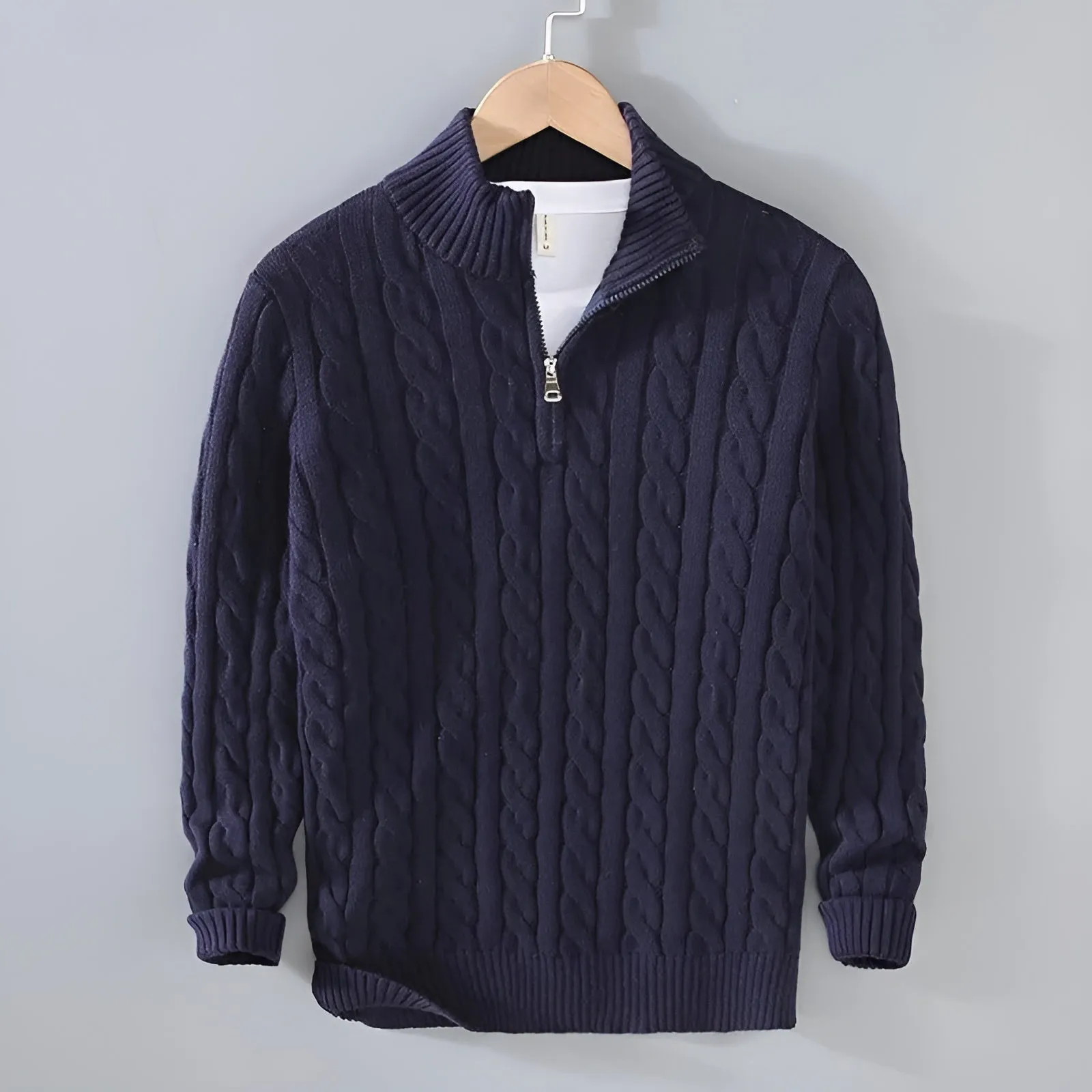 Erik - Knitted Zip-Up