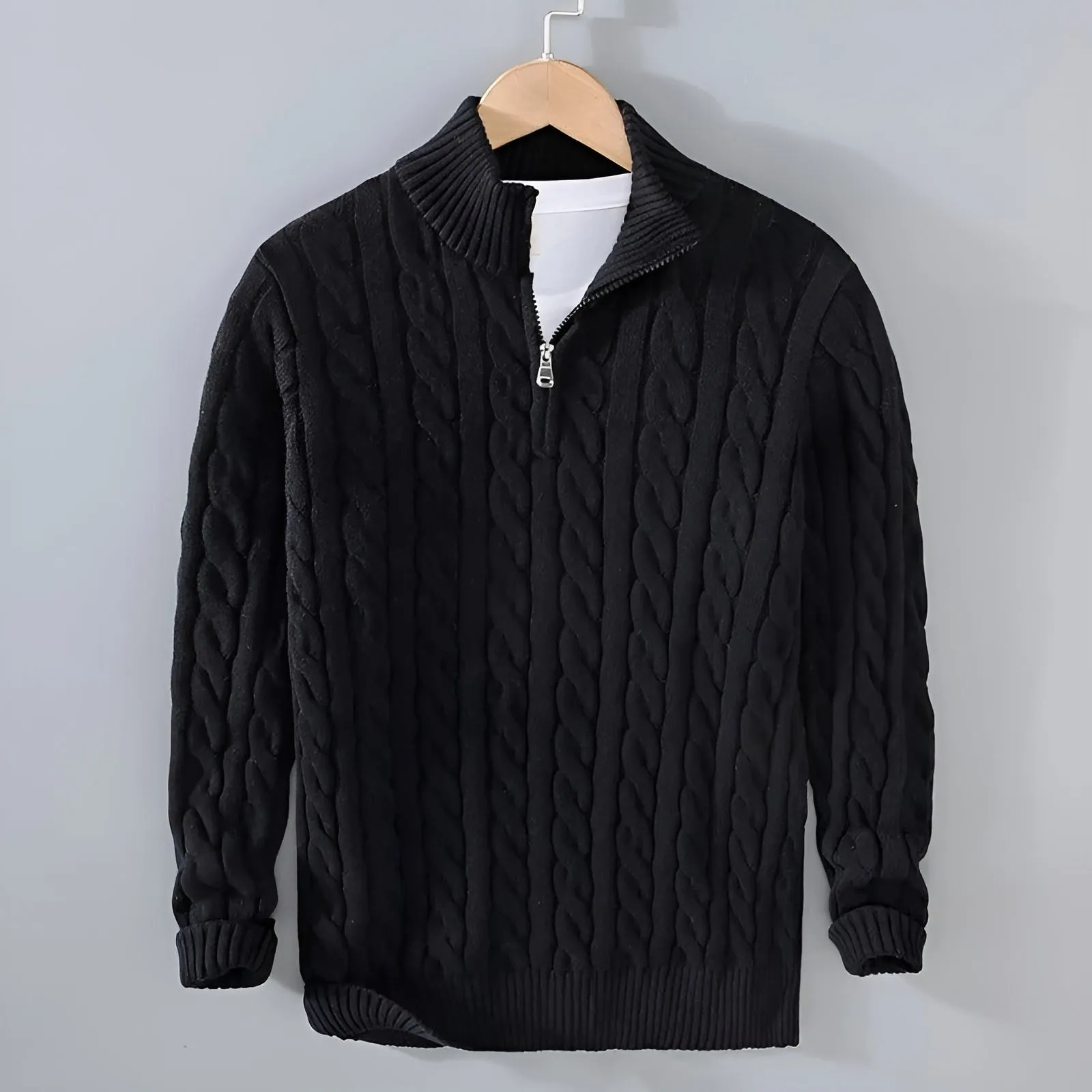 Erik - Knitted Zip-Up