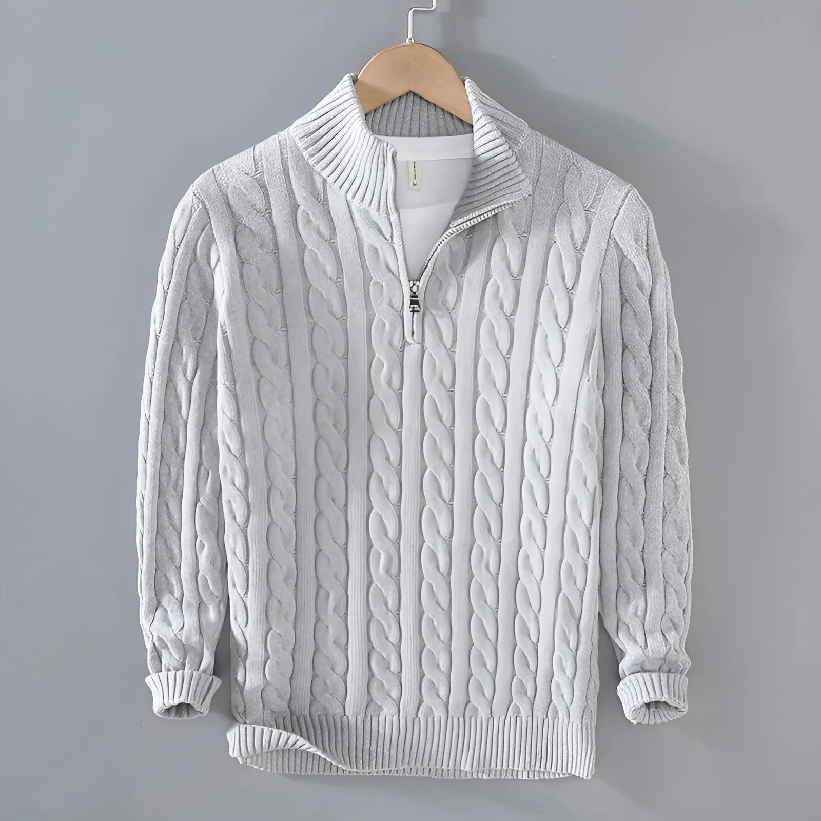 Erik - Knitted Zip-Up